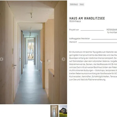 Architektenhaus Am See Wandlitz